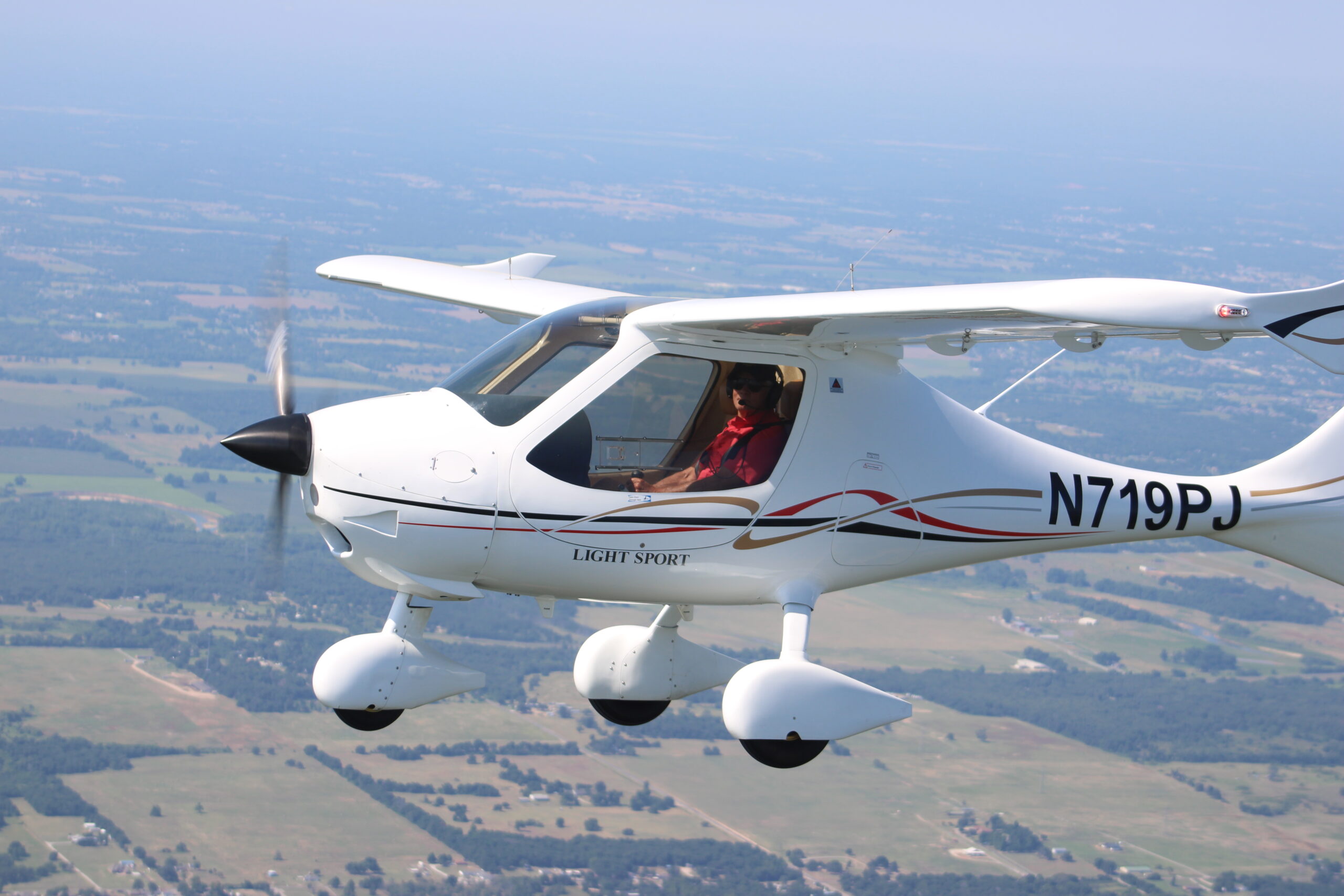 Aircraft in flight